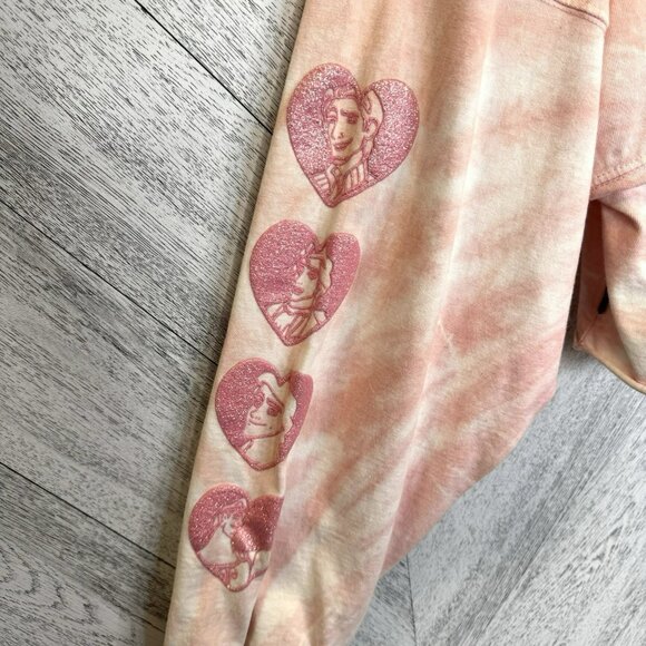 Disney x Spirit Jersey Womens Medium Royal Crush Pink Prince Long Sleeve Top - Picture 2 of 5